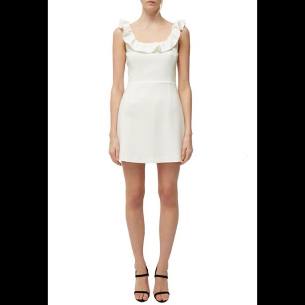 French Connection whisper light ivory dress. 4. - Picture 11 of 11